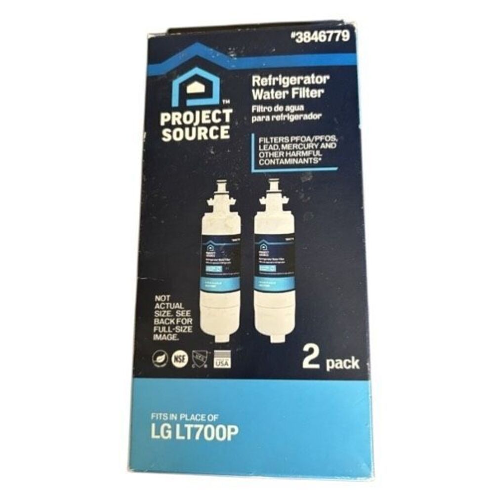 Project Source Refrigerator Water Filter 2 Pack #3846779